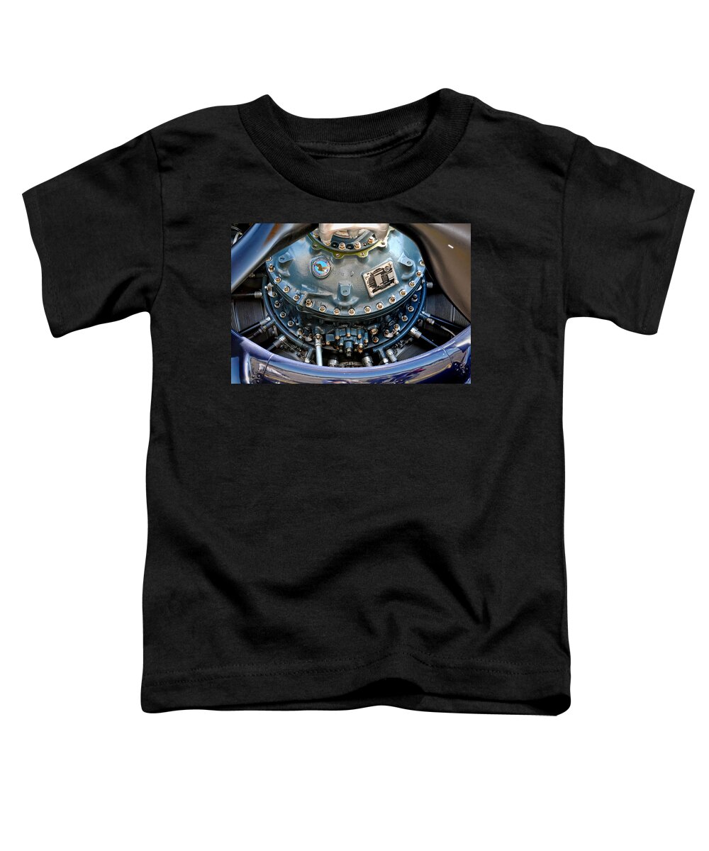F4u Toddler T-Shirt featuring the photograph Corsair R2800 Radial by David Hart