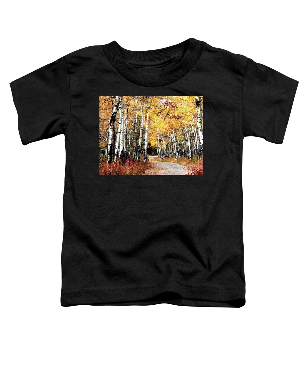 Landscape Toddler T-Shirt featuring the photograph Country Roads by Steven Reed