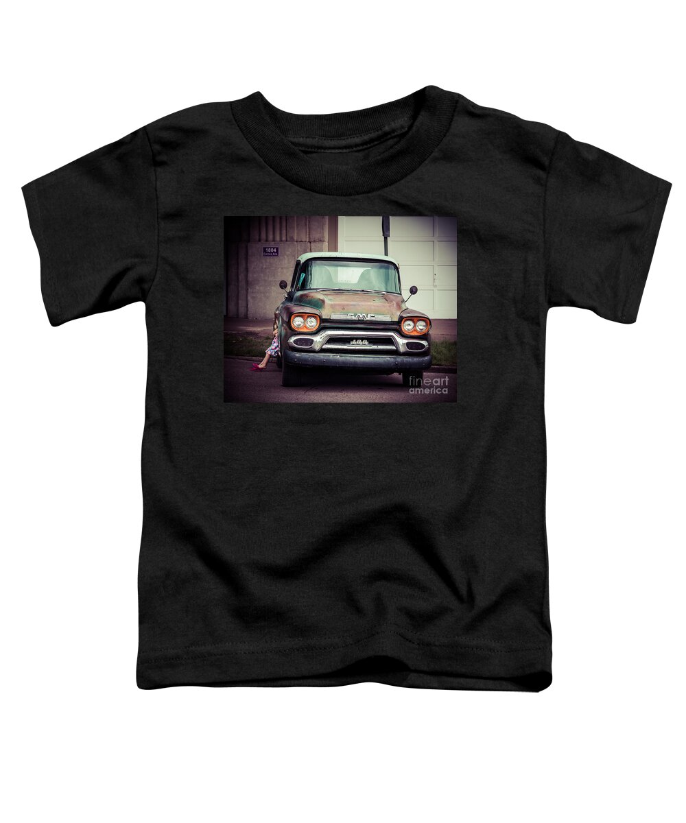 Truck Toddler T-Shirt featuring the photograph Daddy's Truck by Perry Webster