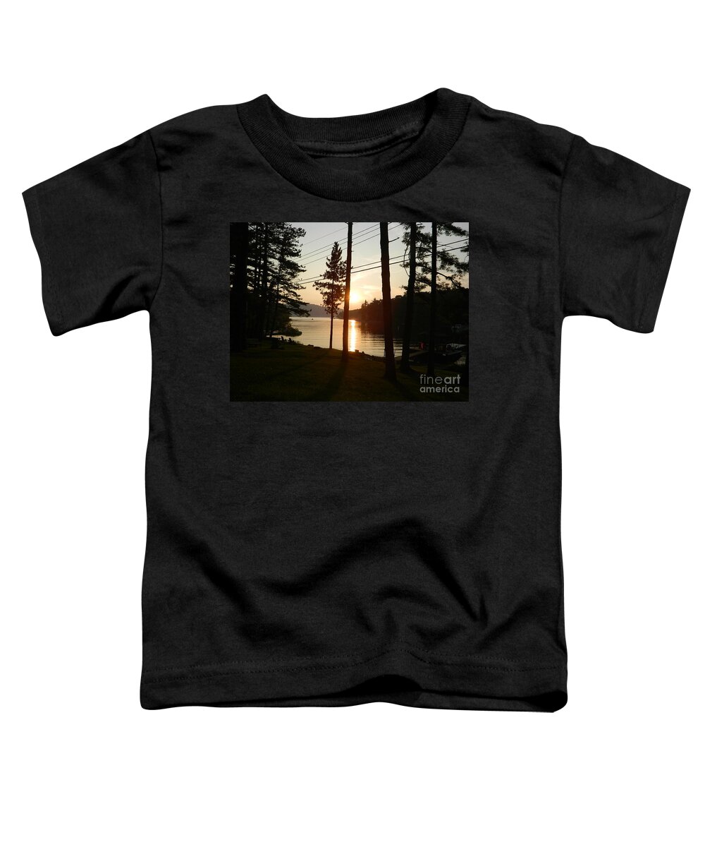 Deep Creek Lake Toddler T-Shirt featuring the photograph Deep Creek Lake Park MD by Emmy Marie Vickers