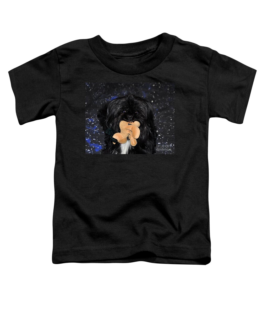 Dog Toddler T-Shirt featuring the photograph Deer Dog by Al Powell Photography USA