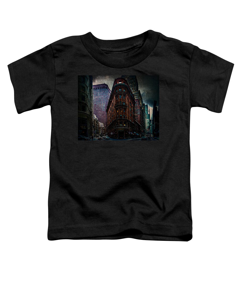 Delmonicos Toddler T-Shirt featuring the photograph Delmonico's by Chris Lord