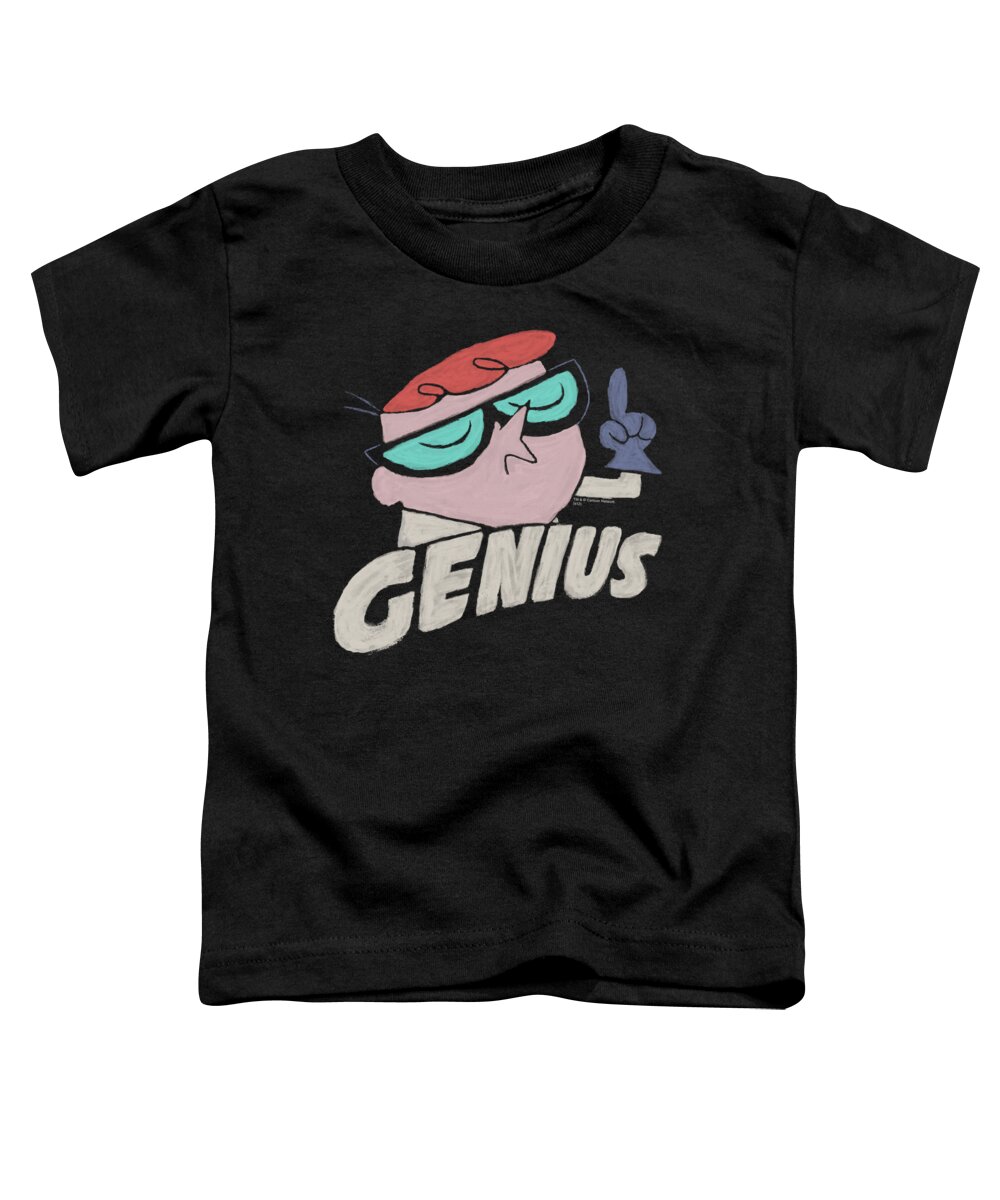 Dexter's Lab Toddler T-Shirt featuring the digital art Dexter's Laboratory - Genius by Brand A