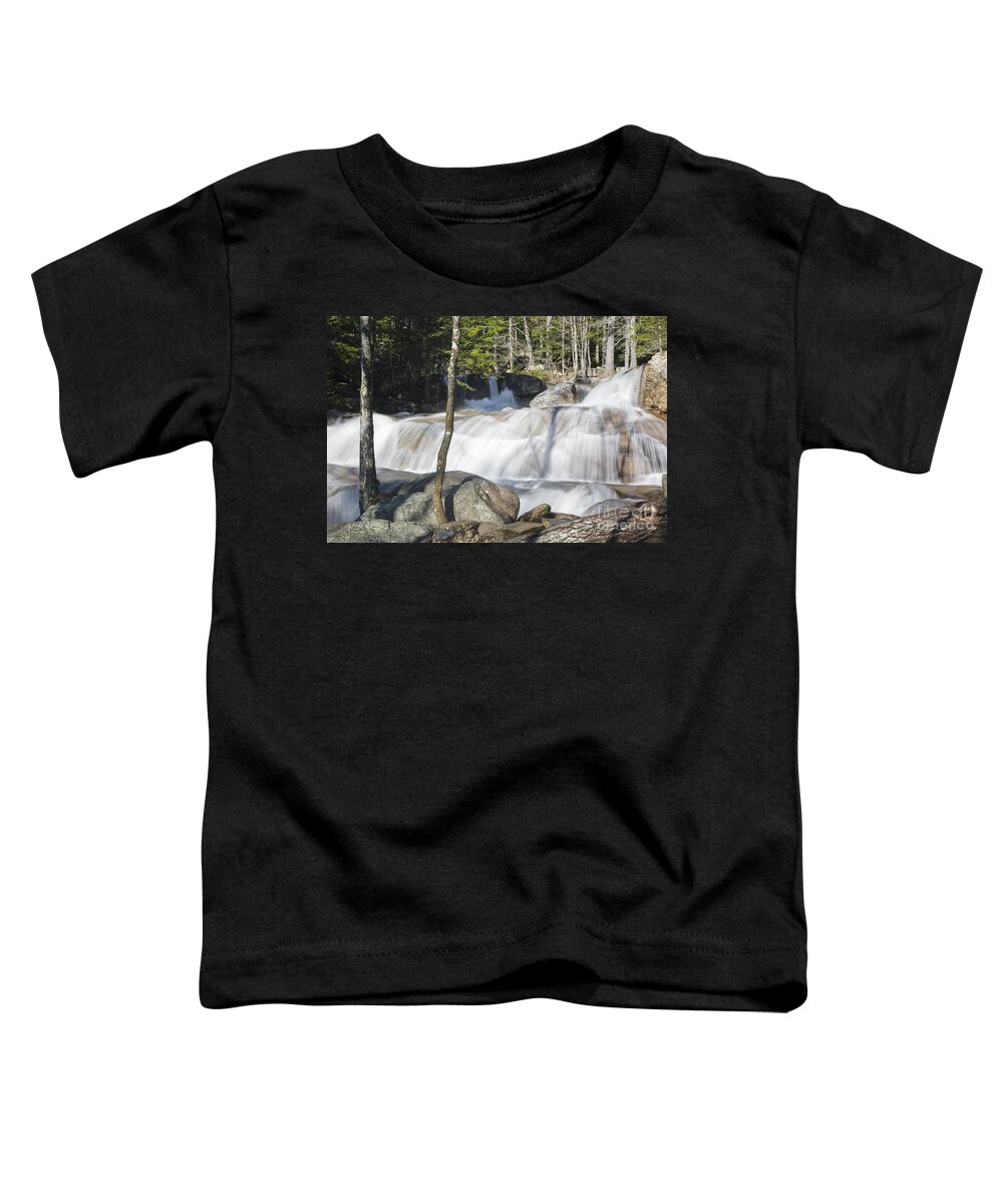 Waterfall Toddler T-Shirt featuring the photograph Dianas Bath - North Conway New Hampshire USA by Erin Paul Donovan