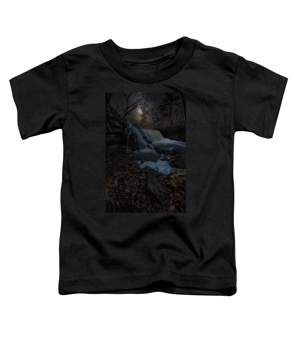 Milky Way Toddler T-Shirt featuring the photograph Discover the Stars by Aaron J Groen