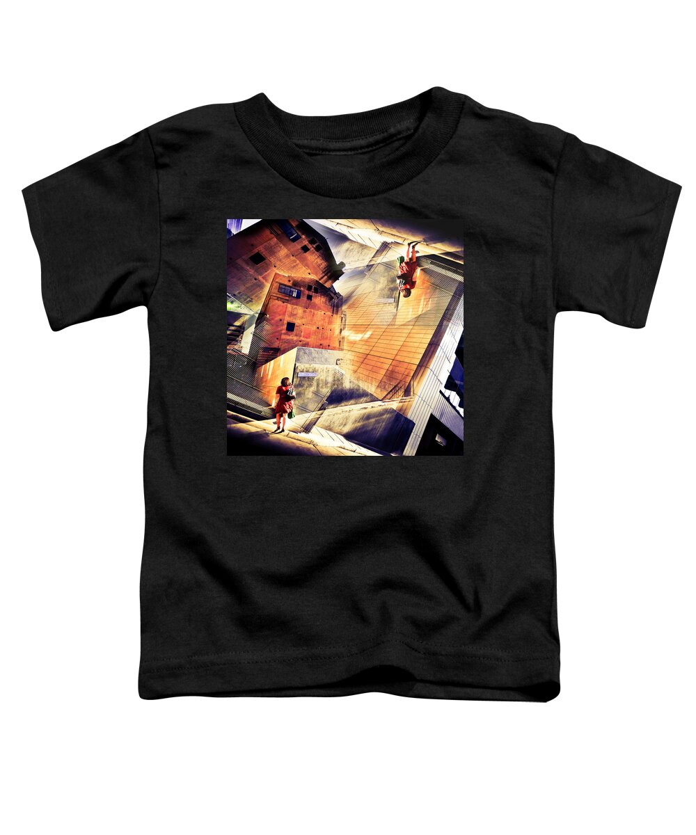 Abstract Toddler T-Shirt featuring the photograph Disoriented by Wayne Sherriff