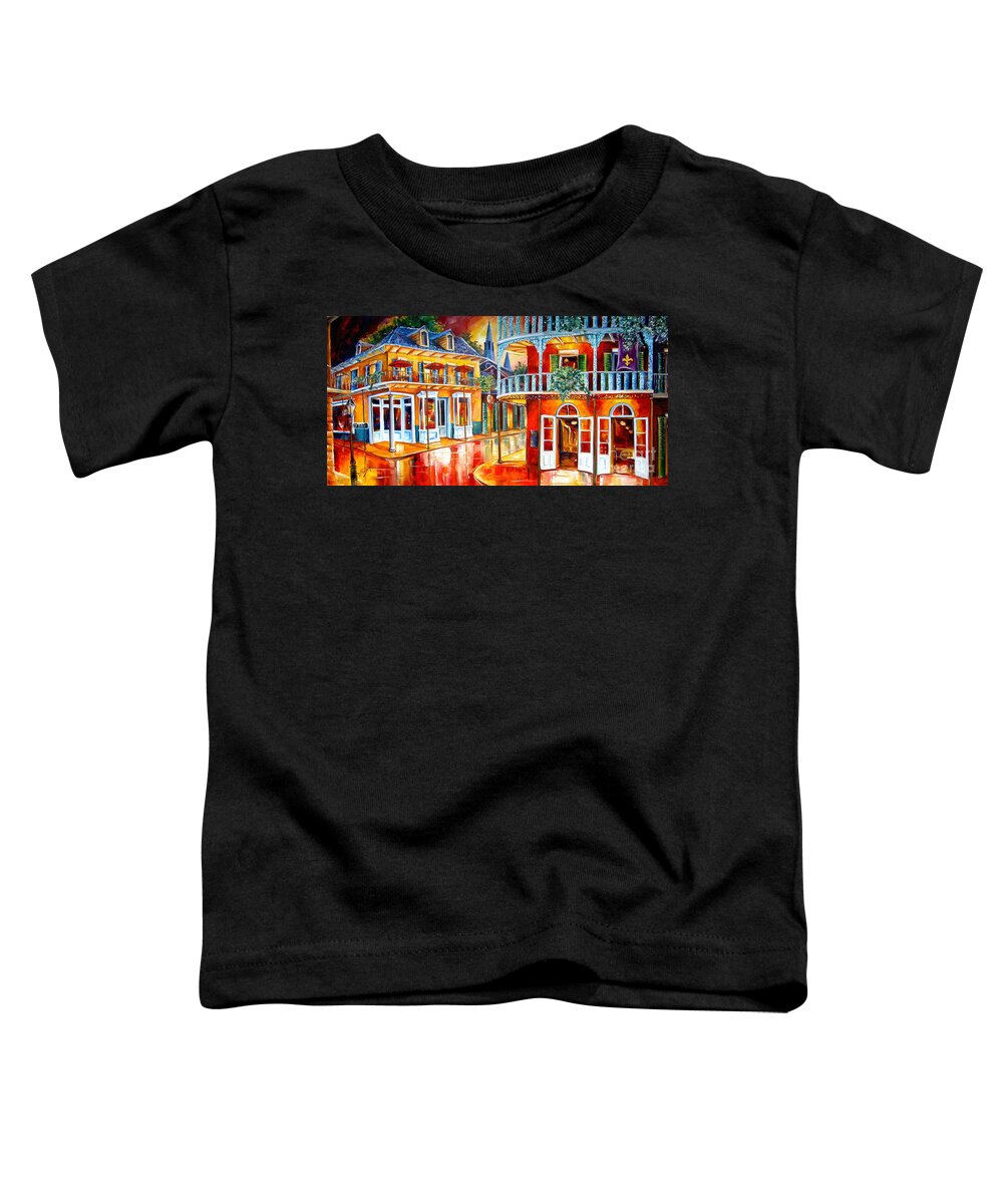 New Orleans Toddler T-Shirt featuring the painting Divine New Orleans by Diane Millsap