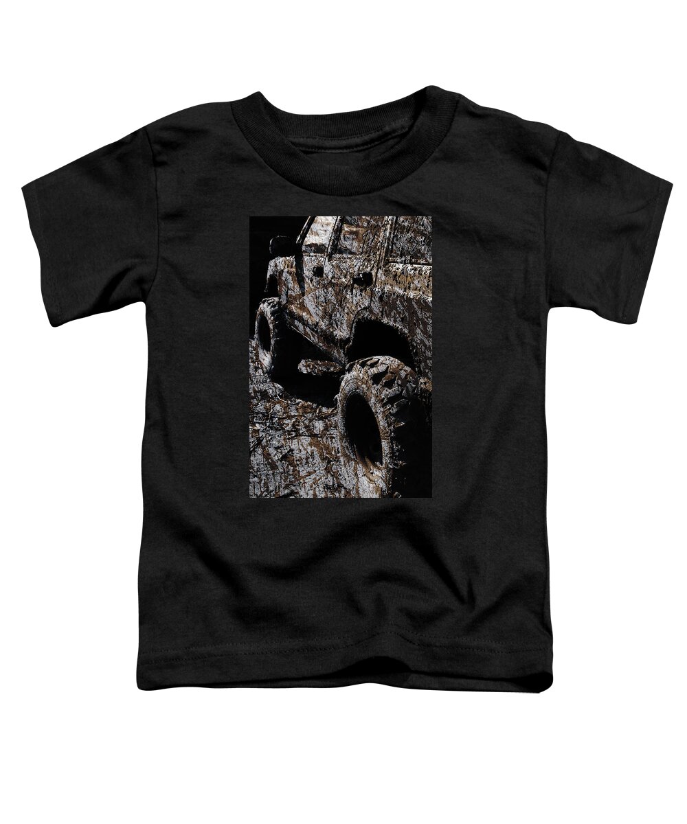 Jeep Toddler T-Shirt featuring the photograph Down and Dirty by Luke Moore