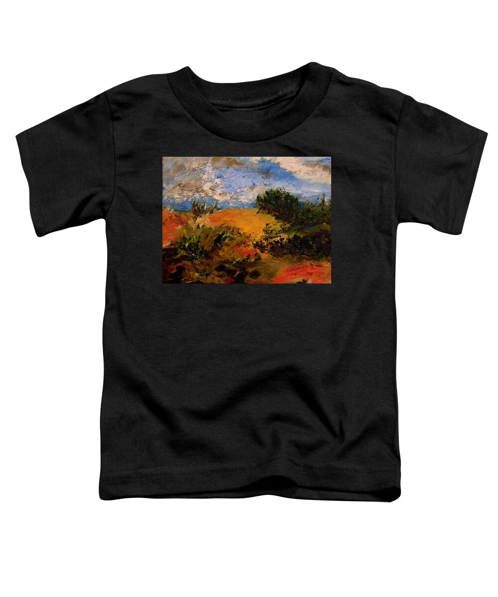 Beach Paintings Toddler T-Shirt featuring the painting Dunes at Sanibel 11-2006 by Julianne Felton