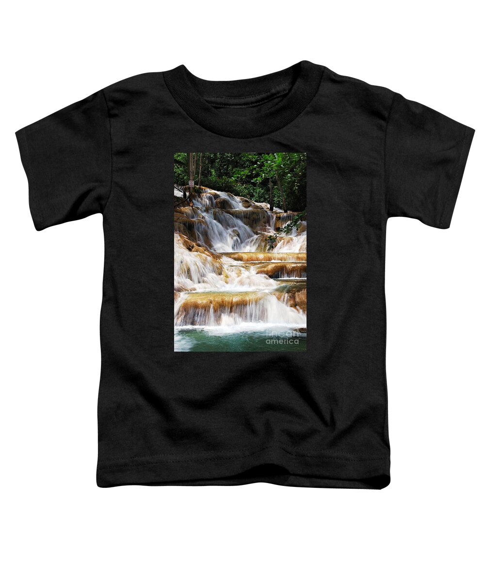 Dunn Falls Toddler T-Shirt featuring the photograph Dunn Falls _ by Hannes Cmarits