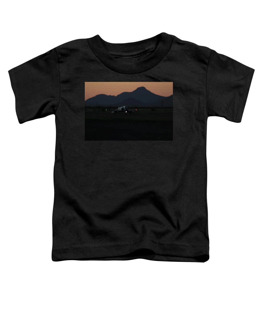 F-4 Toddler T-Shirt featuring the photograph Dusk Return by David S Reynolds