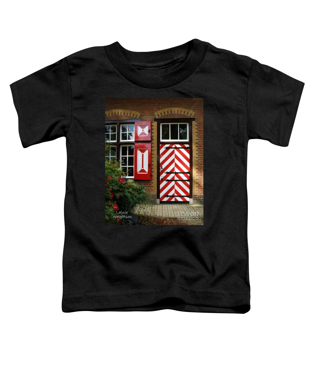 Doors And Windows Toddler T-Shirt featuring the photograph Dutch Door Designs by Lainie Wrightson