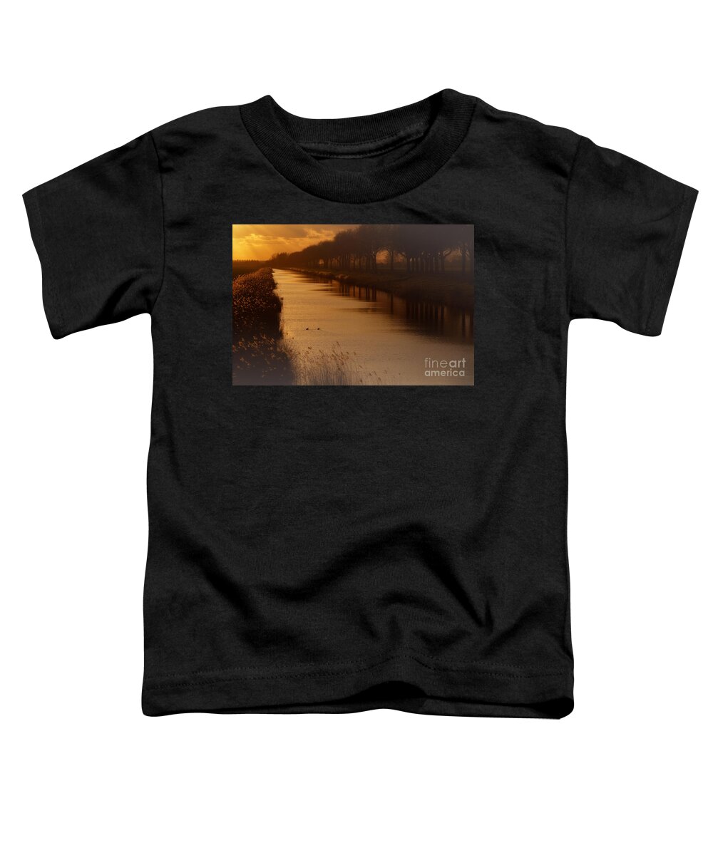Dutch Toddler T-Shirt featuring the photograph Dutch landscape by Nick Biemans