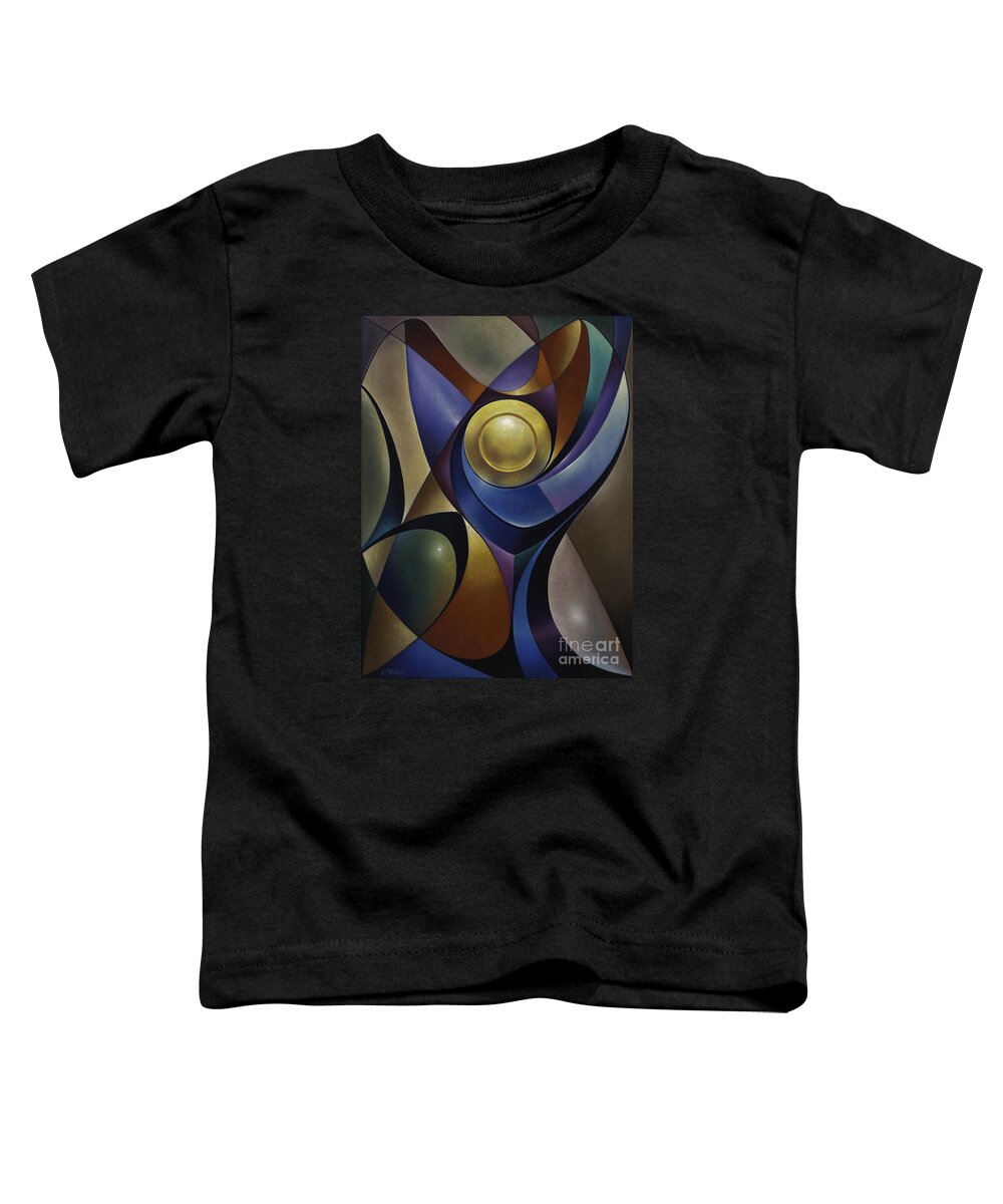 Stained-glass Toddler T-Shirt featuring the painting Dynamic Chalice by Ricardo Chavez-Mendez