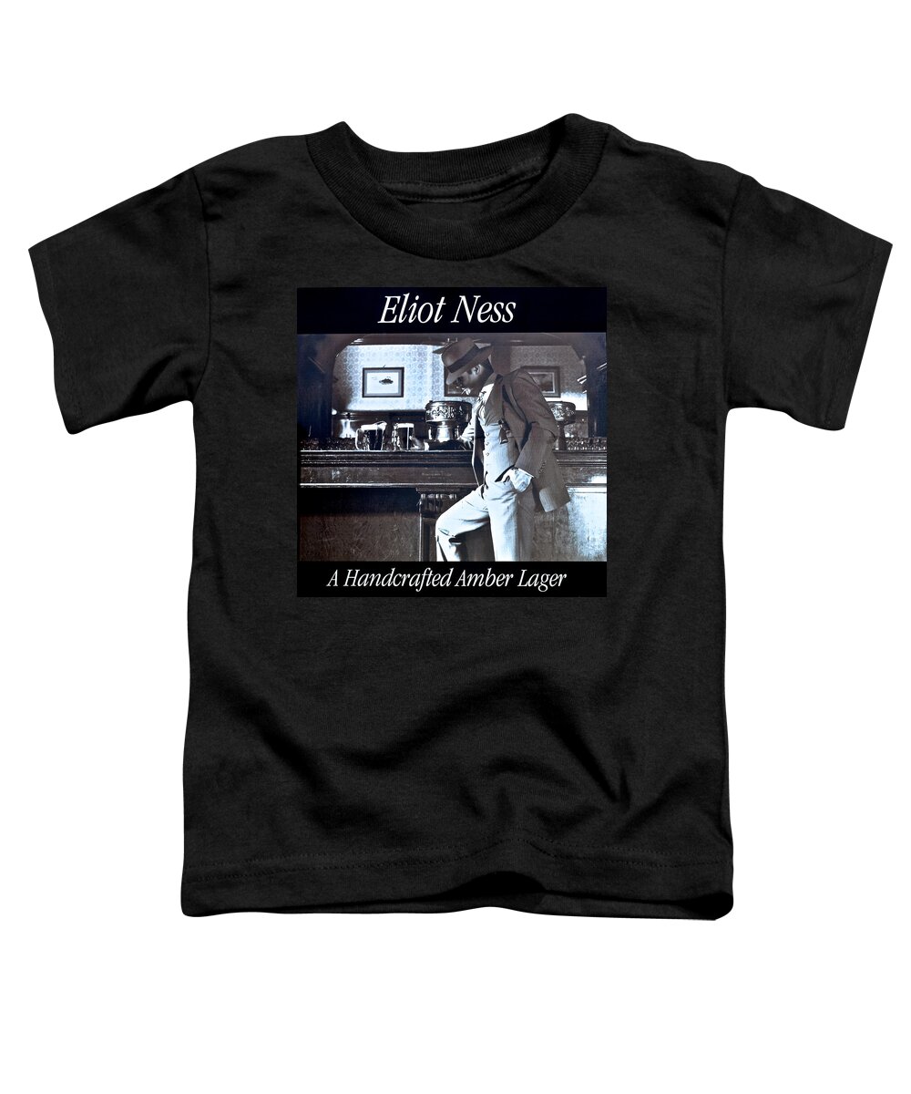 Eliot Toddler T-Shirt featuring the photograph Eliot Ness by Frozen in Time Fine Art Photography