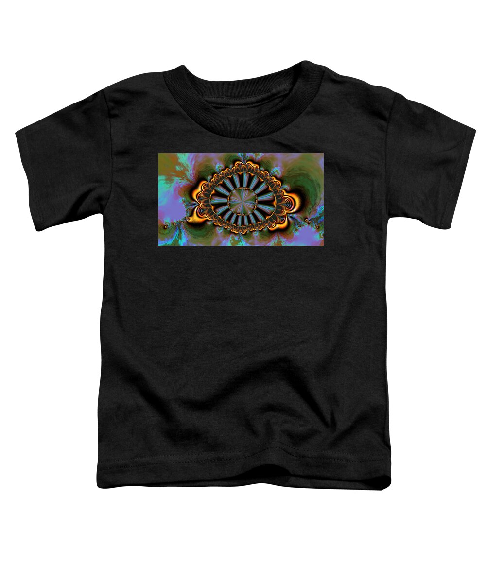 Digital Toddler T-Shirt featuring the digital art Eye of centauris by Claude McCoy
