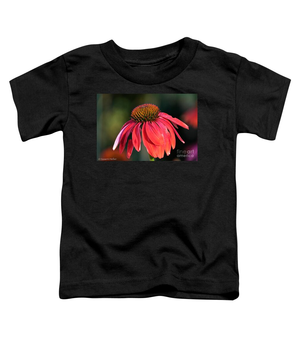 Flower Toddler T-Shirt featuring the photograph Facing The Elements by Susan Herber