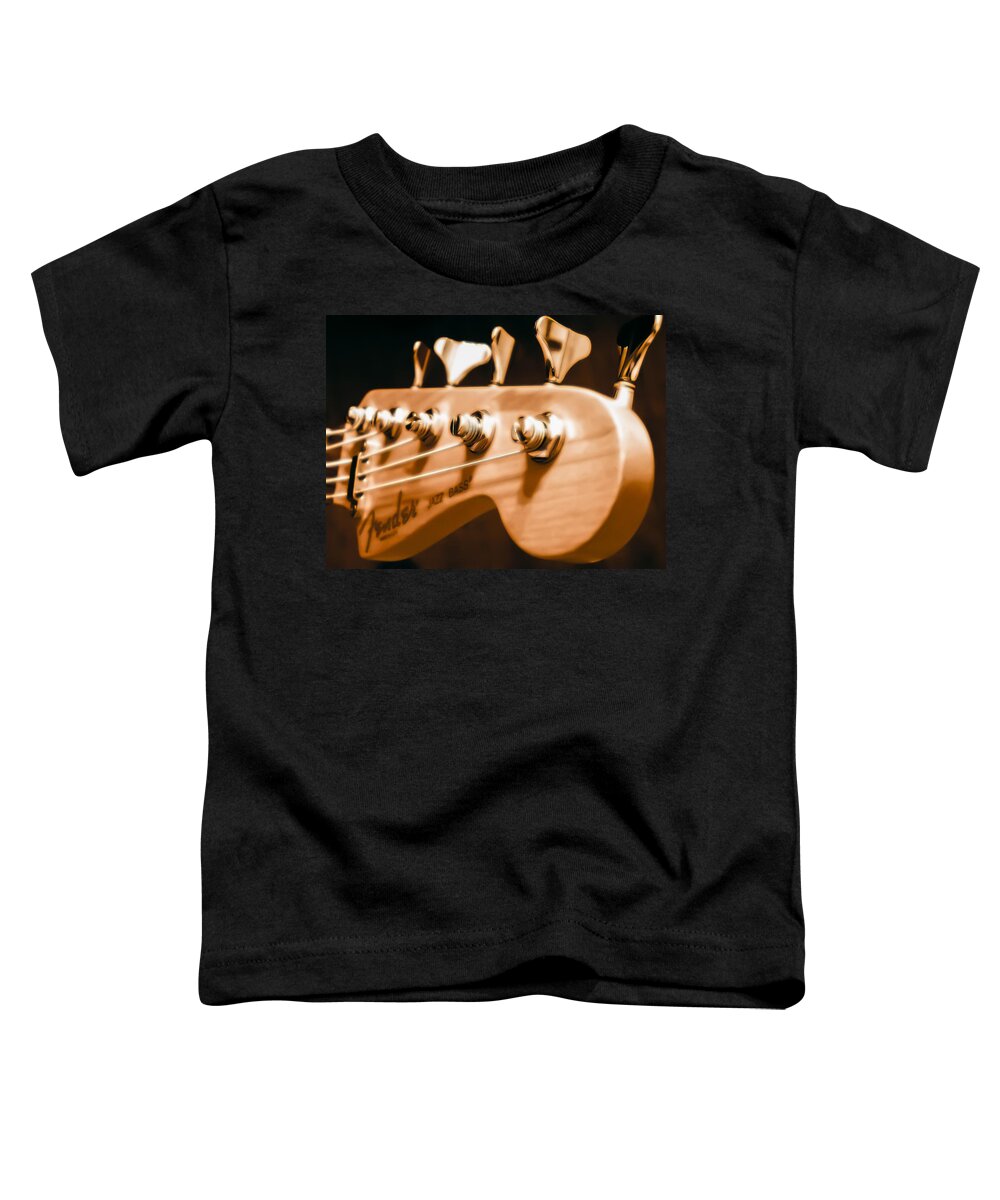 Fender Jazz Bass Toddler T-Shirt featuring the photograph Fender Jazz by Robert L Jackson