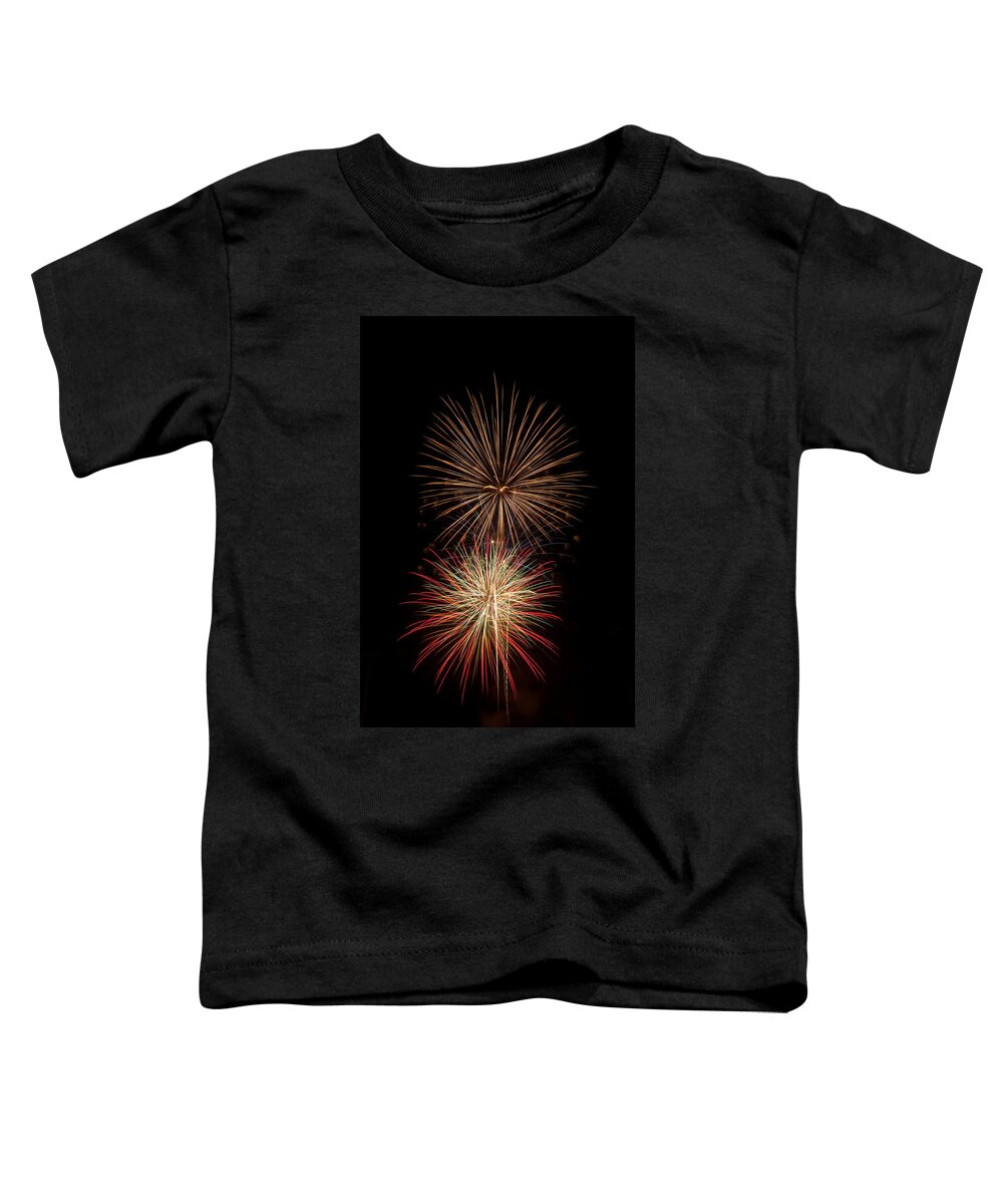 Fireworks Toddler T-Shirt featuring the photograph Fireworks by Michael McGowan