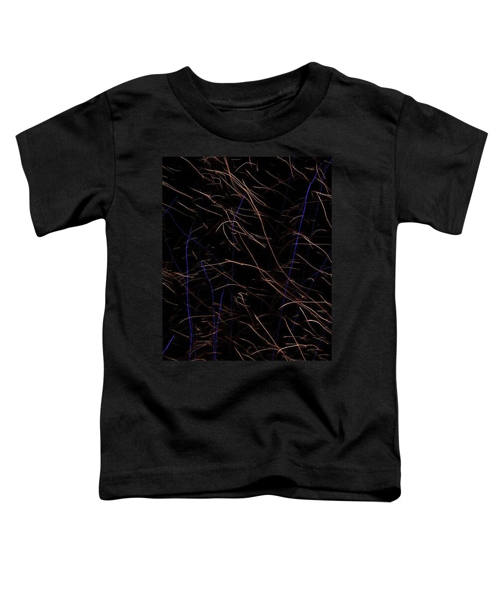 Fireworks Toddler T-Shirt featuring the photograph Fireworks series no.4 by Ingrid Van Amsterdam