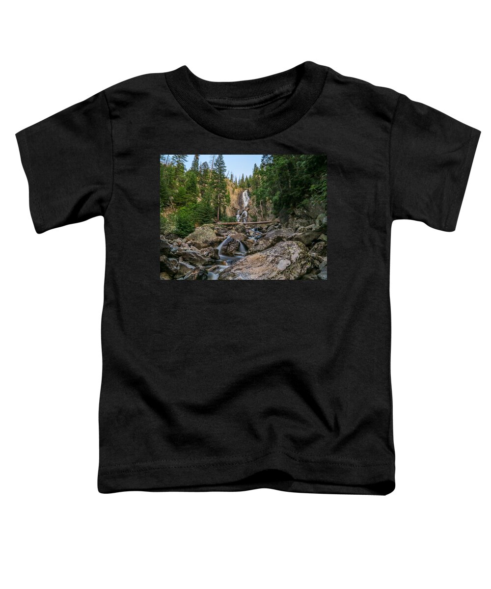 Fish Creek Falls Toddler T-Shirt featuring the photograph Fish Creek Falls Park by Kevin Dietrich