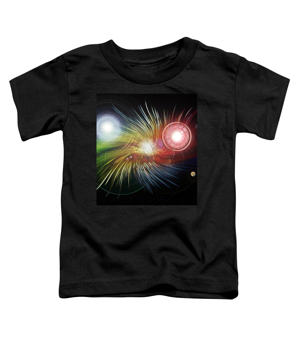 Color Burst Toddler T-Shirt featuring the photograph Flash Wrapped by Bill and Linda Tiepelman