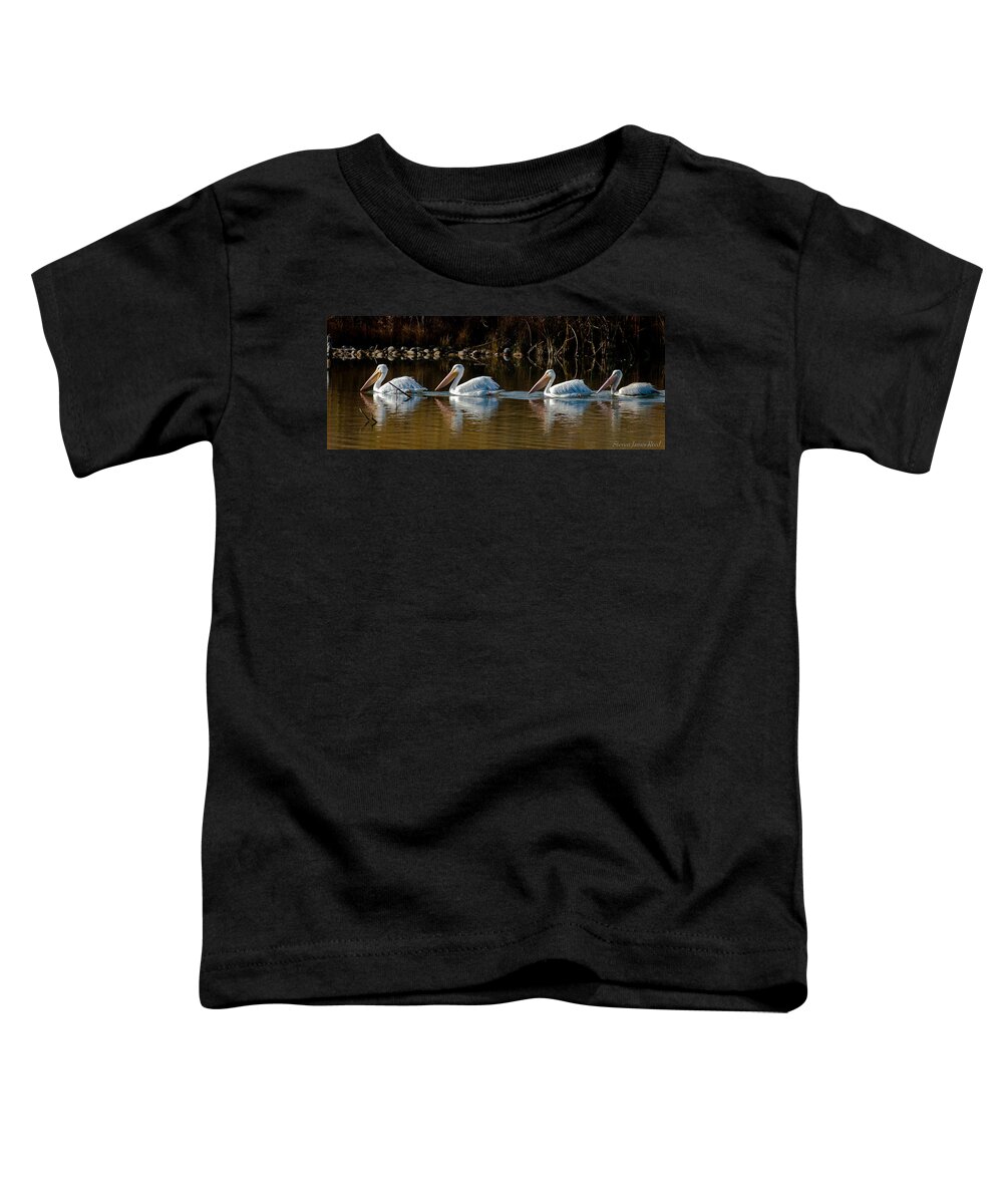 Nature Toddler T-Shirt featuring the photograph Follow the Leader by Steven Reed