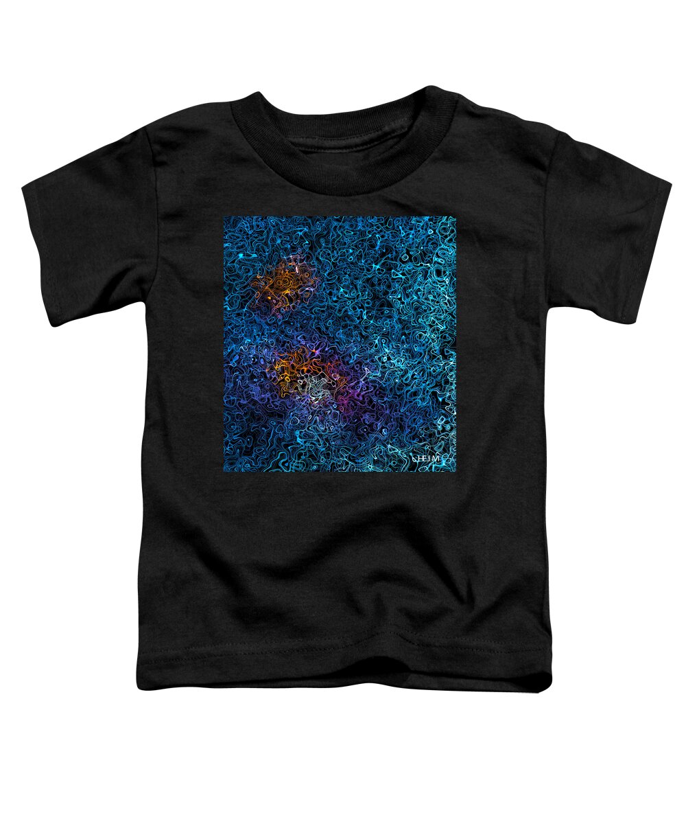 : Digital Paintings Paintings Toddler T-Shirt featuring the photograph Fusion by Mayhem Mediums