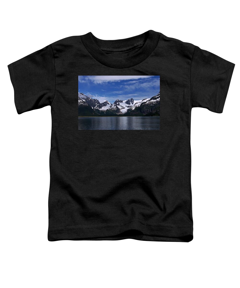 Alaska Toddler T-Shirt featuring the photograph Glacier View by Aimee L Maher ALM GALLERY