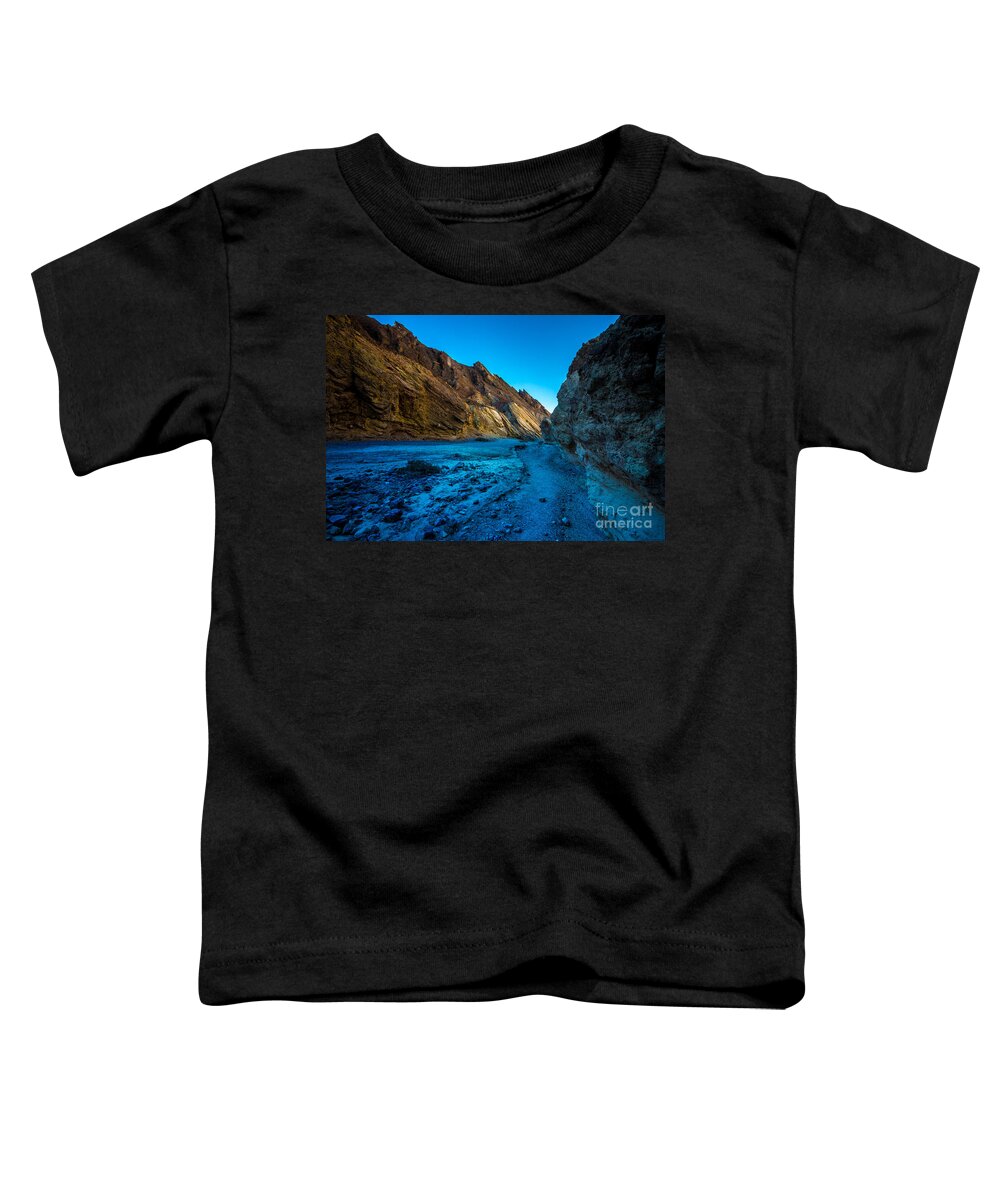 Death Valley Toddler T-Shirt featuring the photograph Golden Canyon - Death Valley - California by Gary Whitton