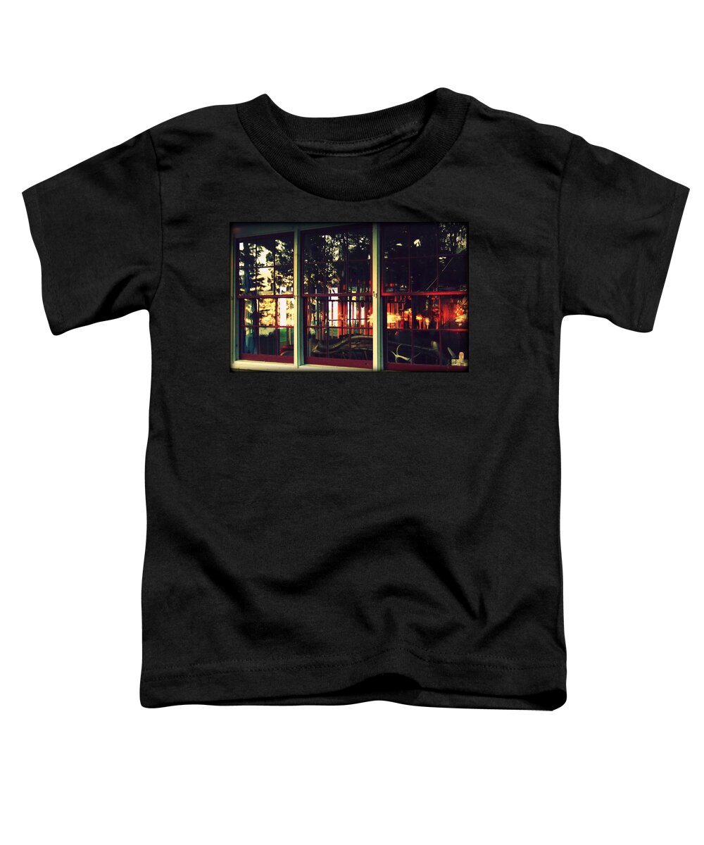 Nippigon Toddler T-Shirt featuring the photograph Grays Place Sunset by Marysue Ryan