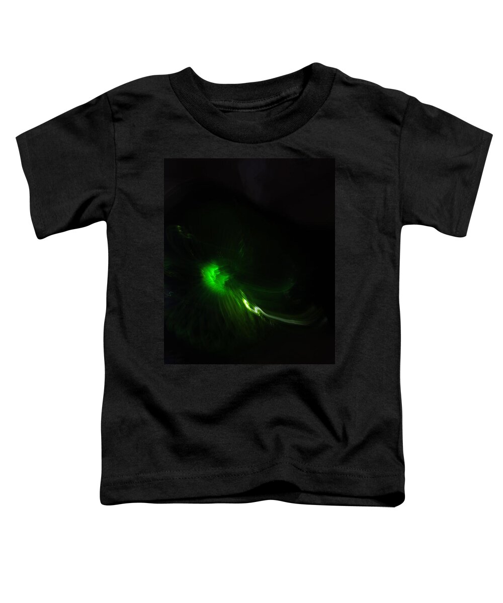 Green Toddler T-Shirt featuring the photograph Little Green Stranger by Ingrid Van Amsterdam