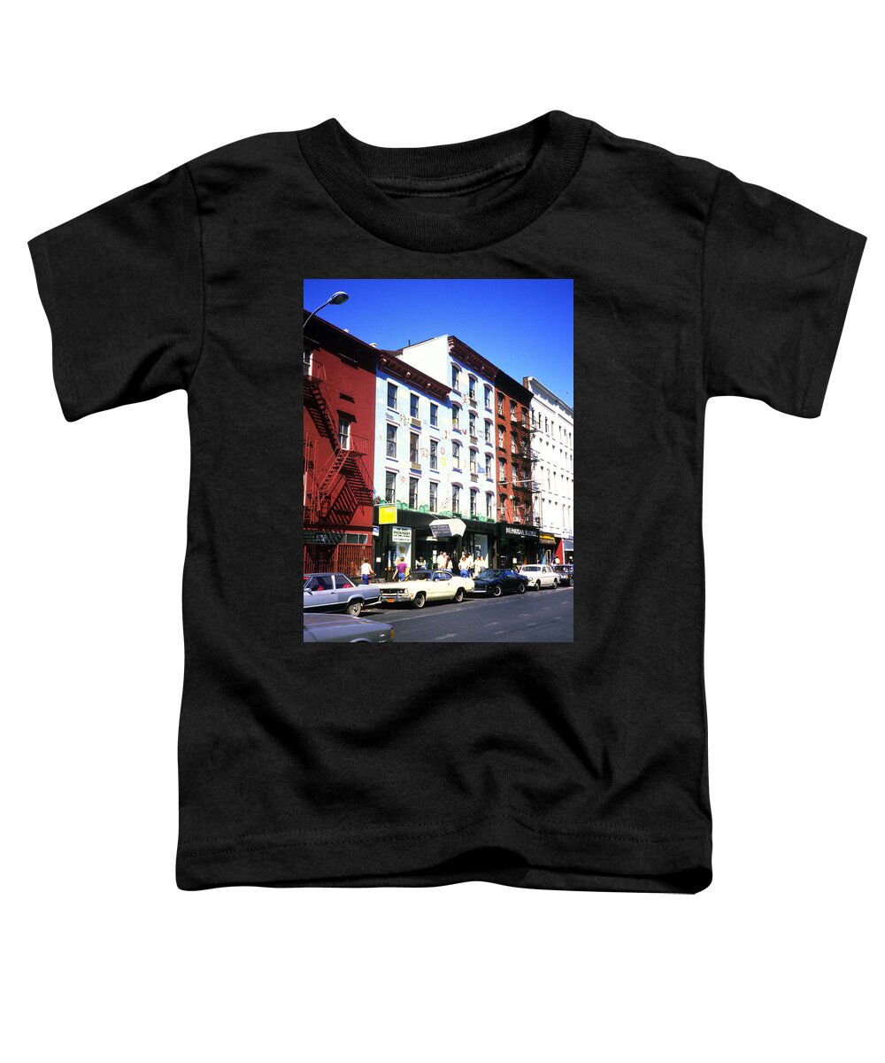 Greenwich Village Toddler T-Shirt featuring the photograph Greenwich Village in 1984 by Gordon James