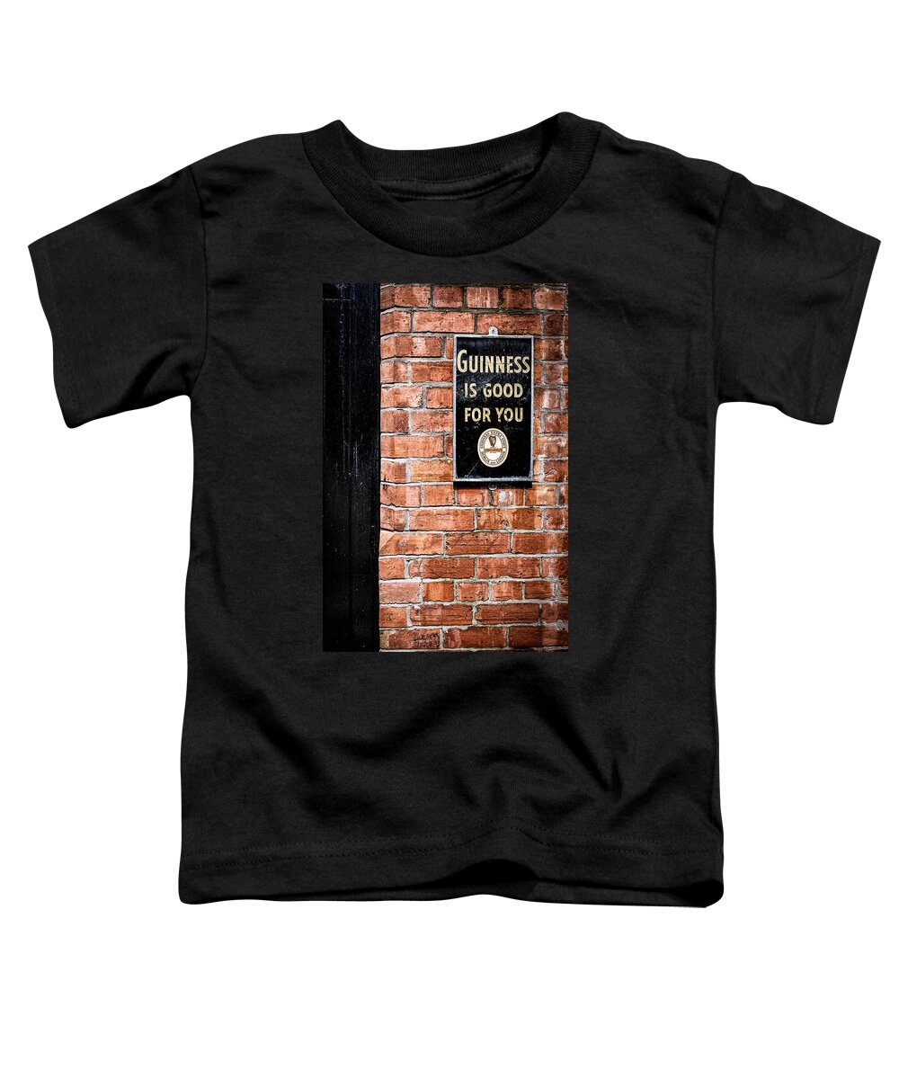 Guinness Toddler T-Shirt featuring the photograph Guinness is good for you by Nigel R Bell