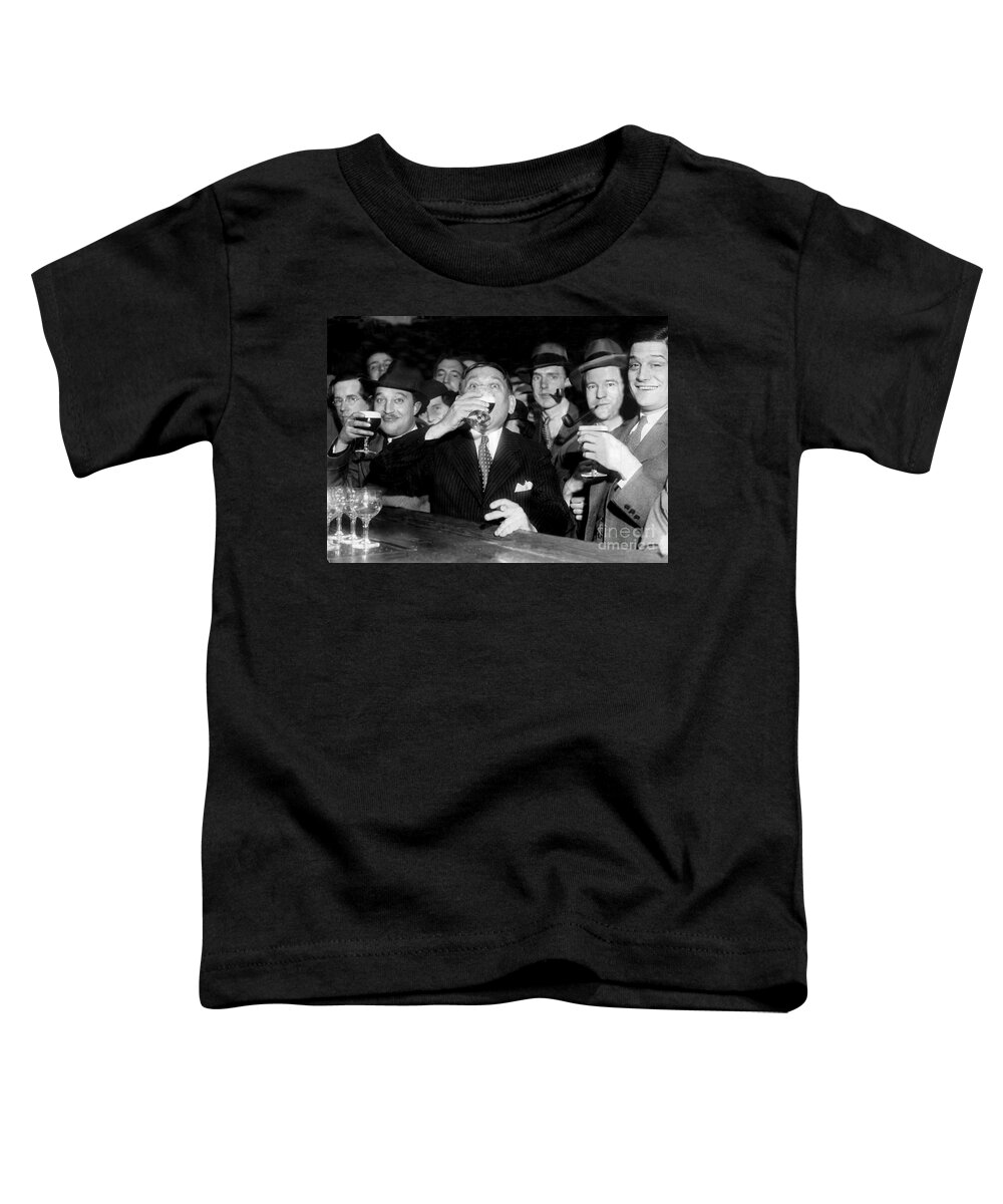 Stamp Out Prohibition Toddler T-Shirt featuring the photograph Happy Days Are Here Again by Jon Neidert