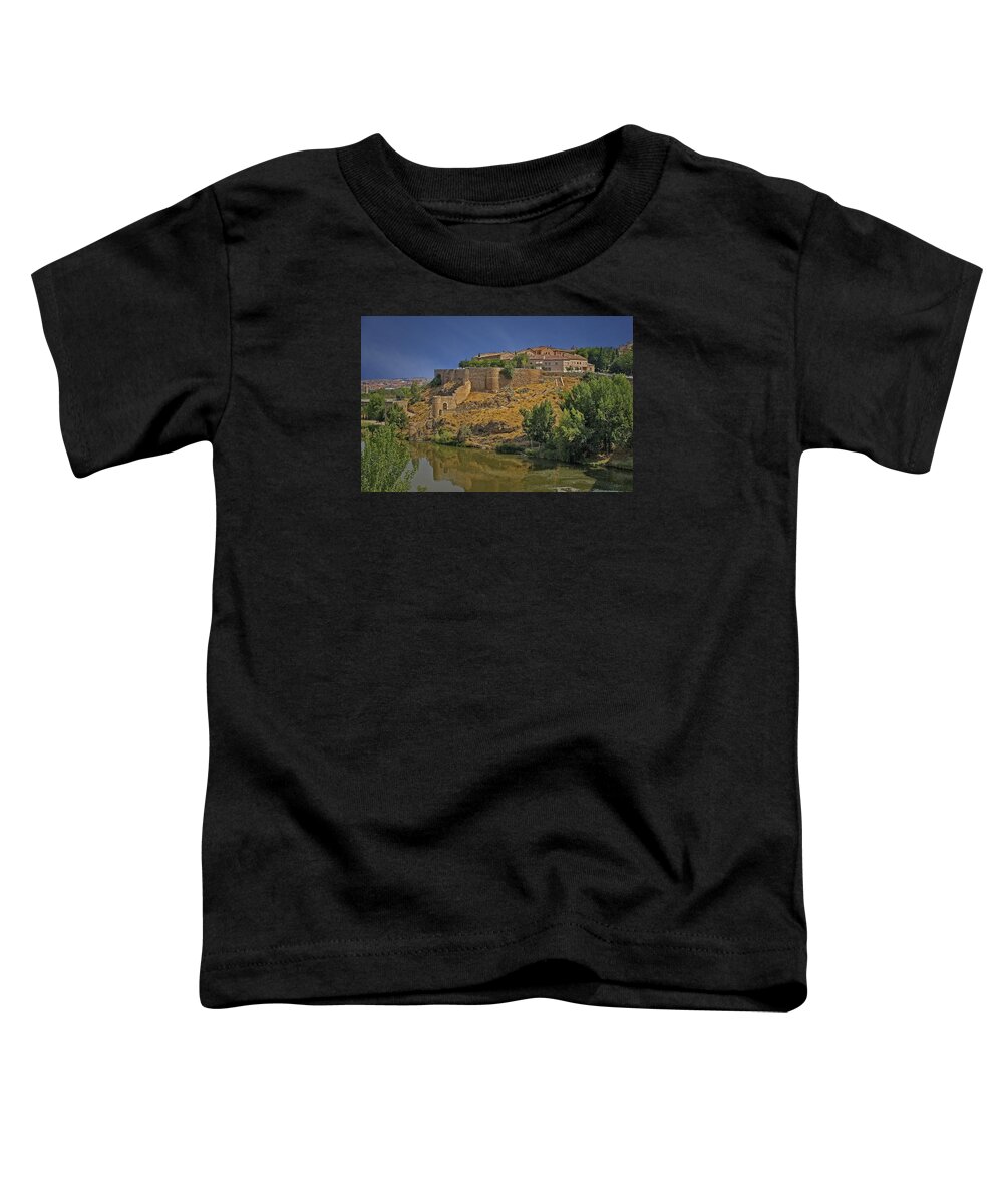 Toledo Toddler T-Shirt featuring the photograph Historic City of Toledo by Susan Candelario
