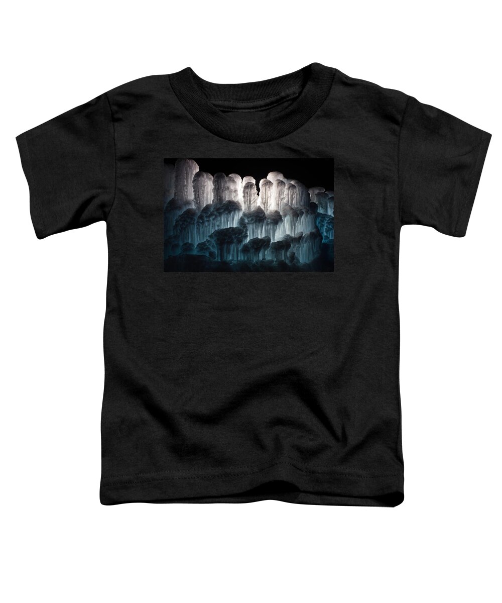 Ice Toddler T-Shirt featuring the photograph Ice Forest by Christie Kowalski