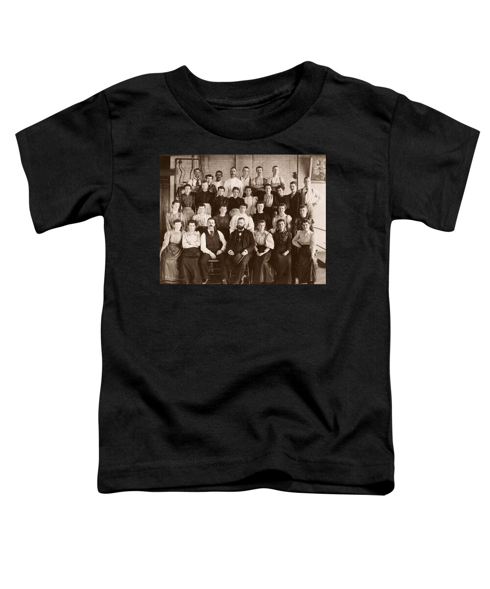 1890 Toddler T-Shirt featuring the photograph Industry Portrait, C1900 by Granger