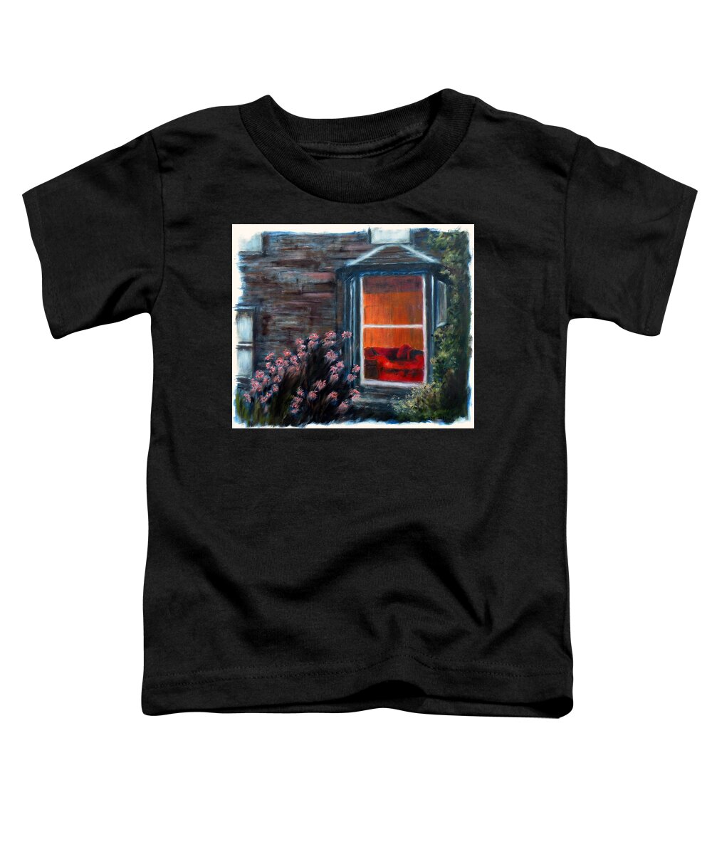 Inner Warmth Toddler T-Shirt featuring the painting Inner warmth by Uma Krishnamoorthy