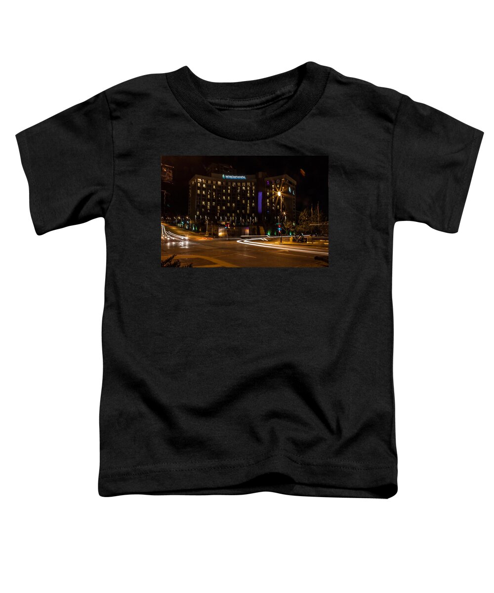 Slow Speed Toddler T-Shirt featuring the photograph Intercontinental Hotel by Sennie Pierson