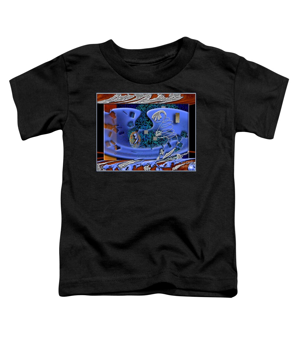 Water Toddler T-Shirt featuring the digital art Inw_20a6007sz Pooling by Kateri Starczewski