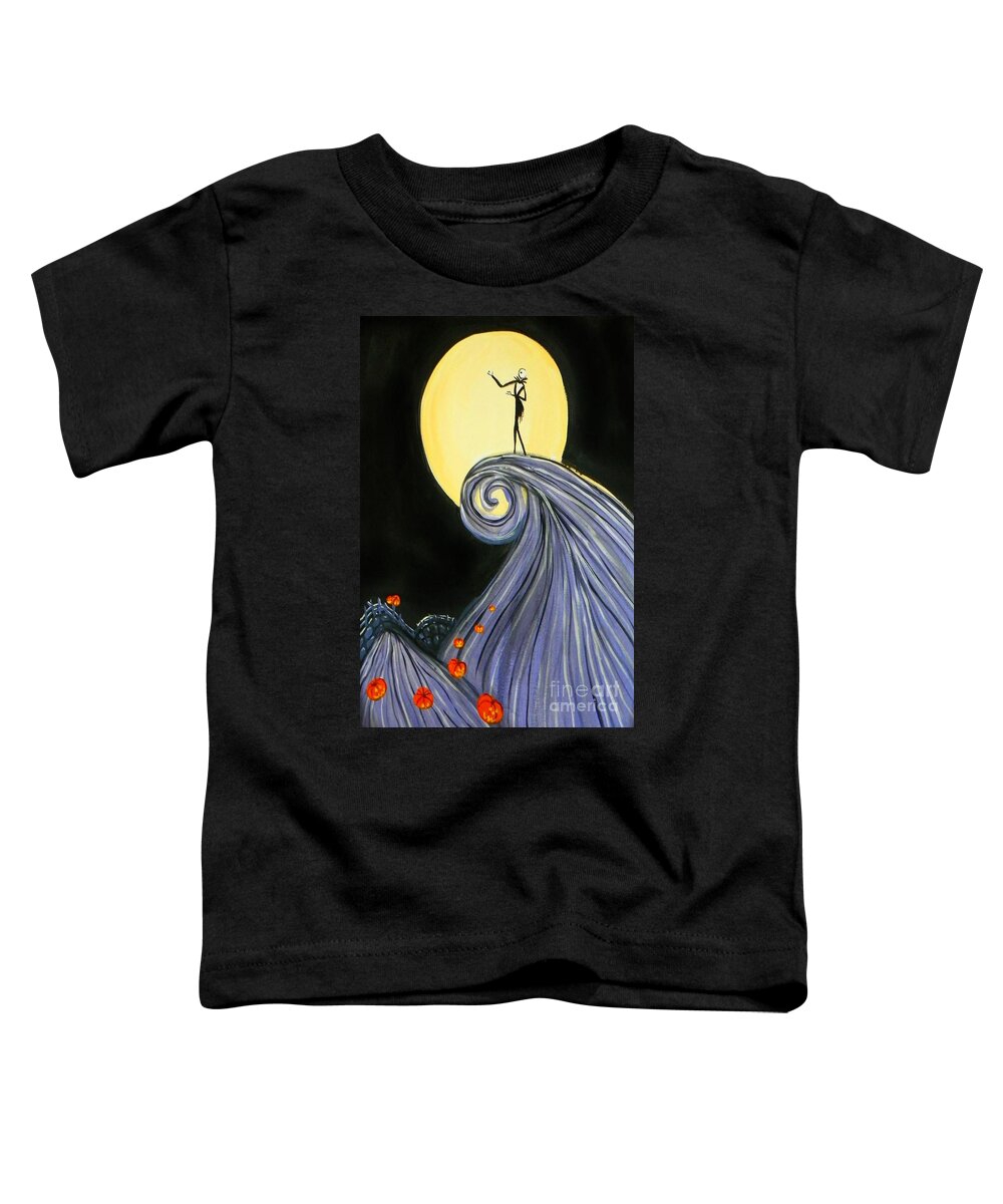 Art Toddler T-Shirt featuring the painting Jack's Lament by Marisela Mungia