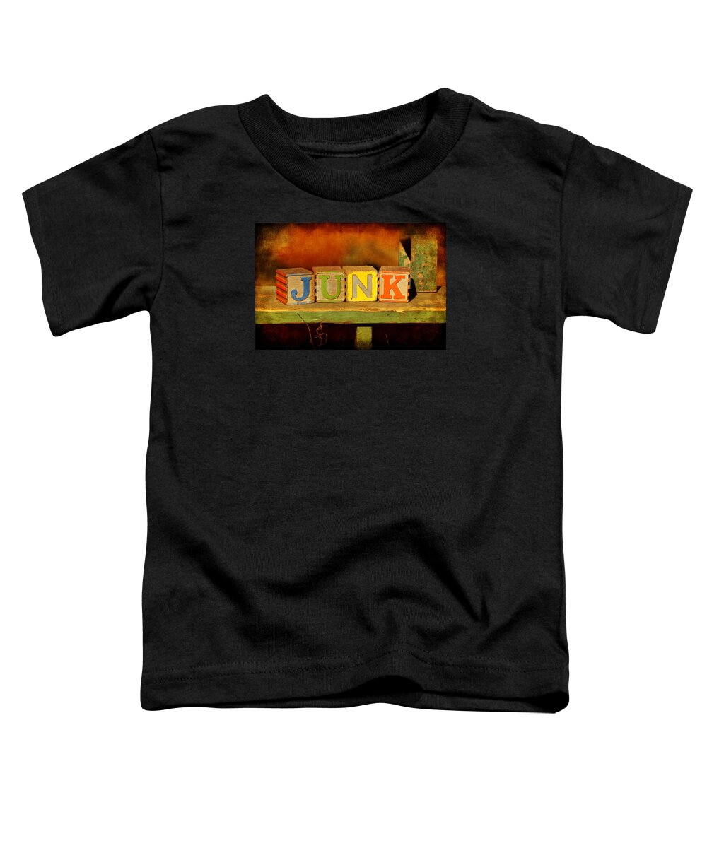 Toy Toddler T-Shirt featuring the photograph Junk by Nikolyn McDonald