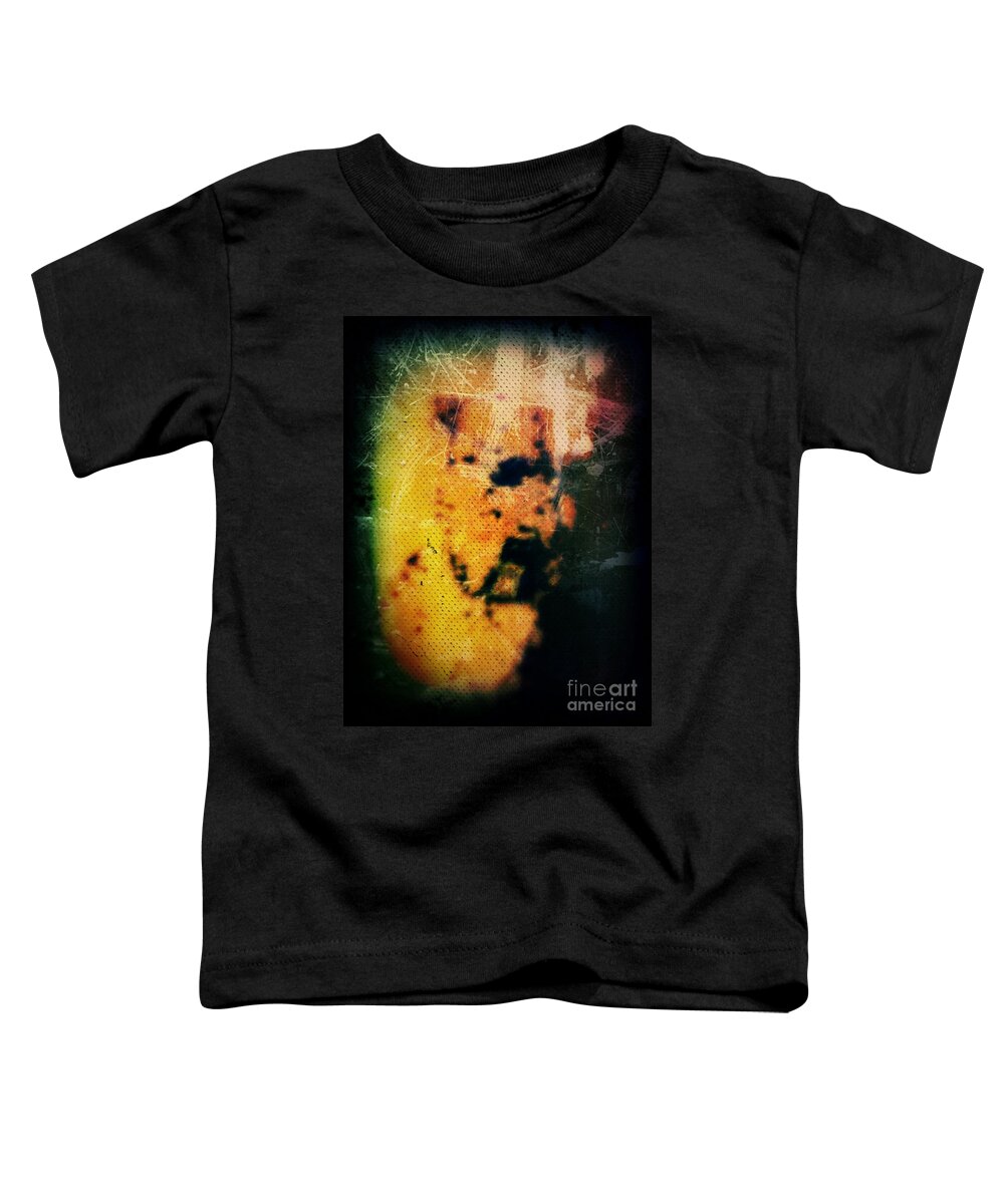Abstract Toddler T-Shirt featuring the mixed media Khaf by Daniel Brummitt
