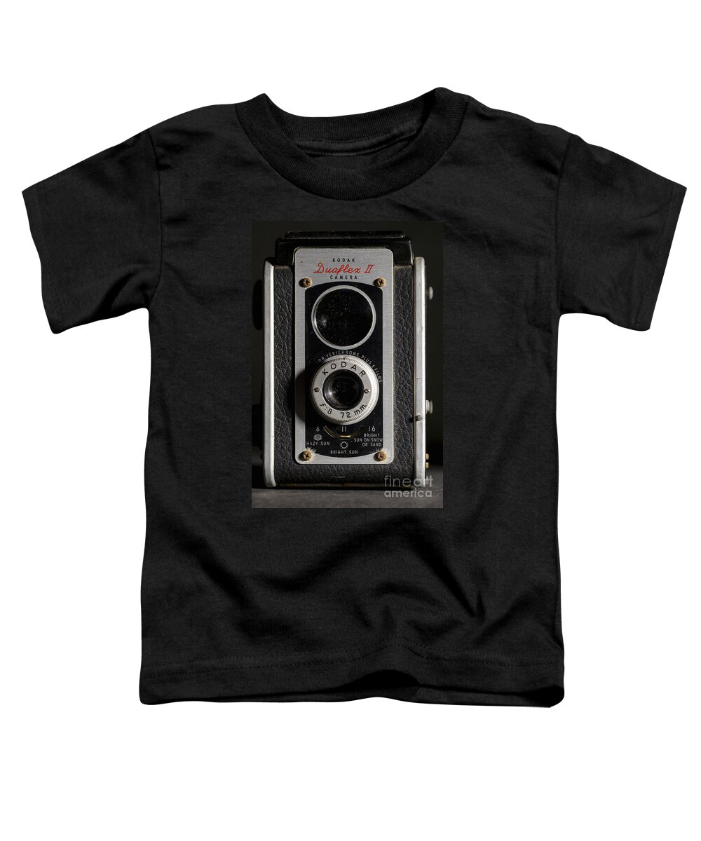 Kodak Duaflex Ii Toddler T-Shirt featuring the photograph Kodak Duaflex II by Art Whitton