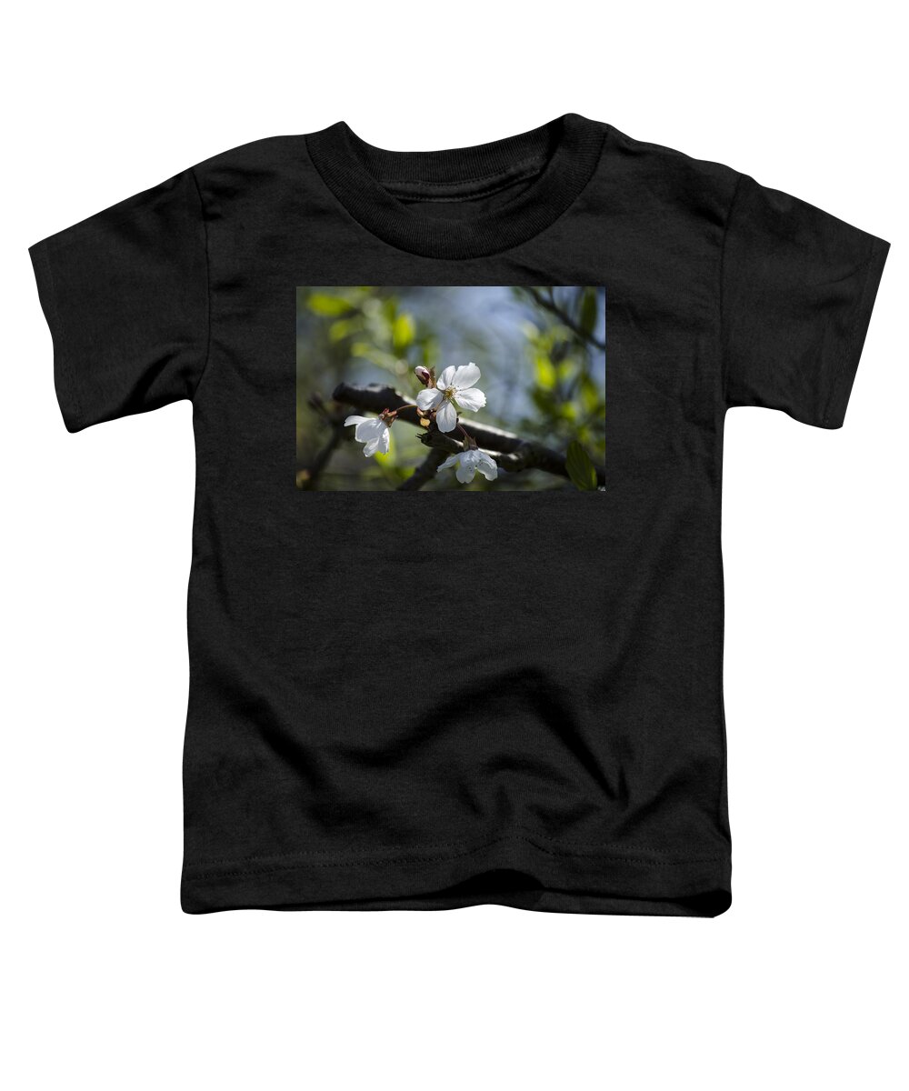 Green Toddler T-Shirt featuring the photograph Late Spring Blossom by Spikey Mouse Photography