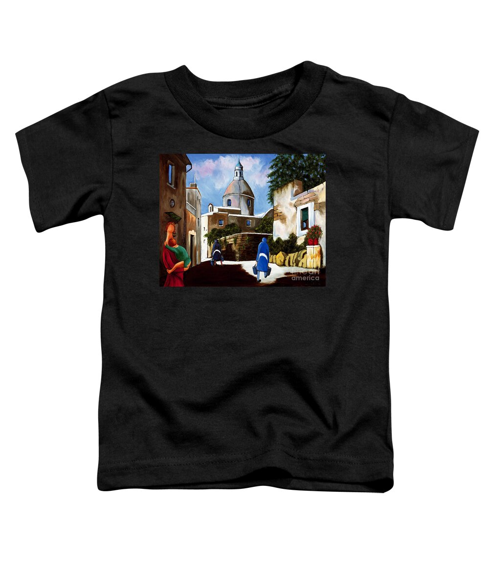 Church Dome Toddler T-Shirt featuring the painting Le Dome by William Cain
