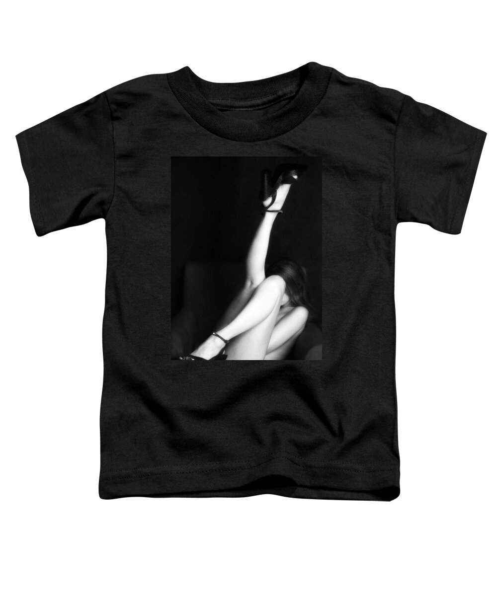 Nude Toddler T-Shirt featuring the photograph Leg Up by Lindsay Garrett
