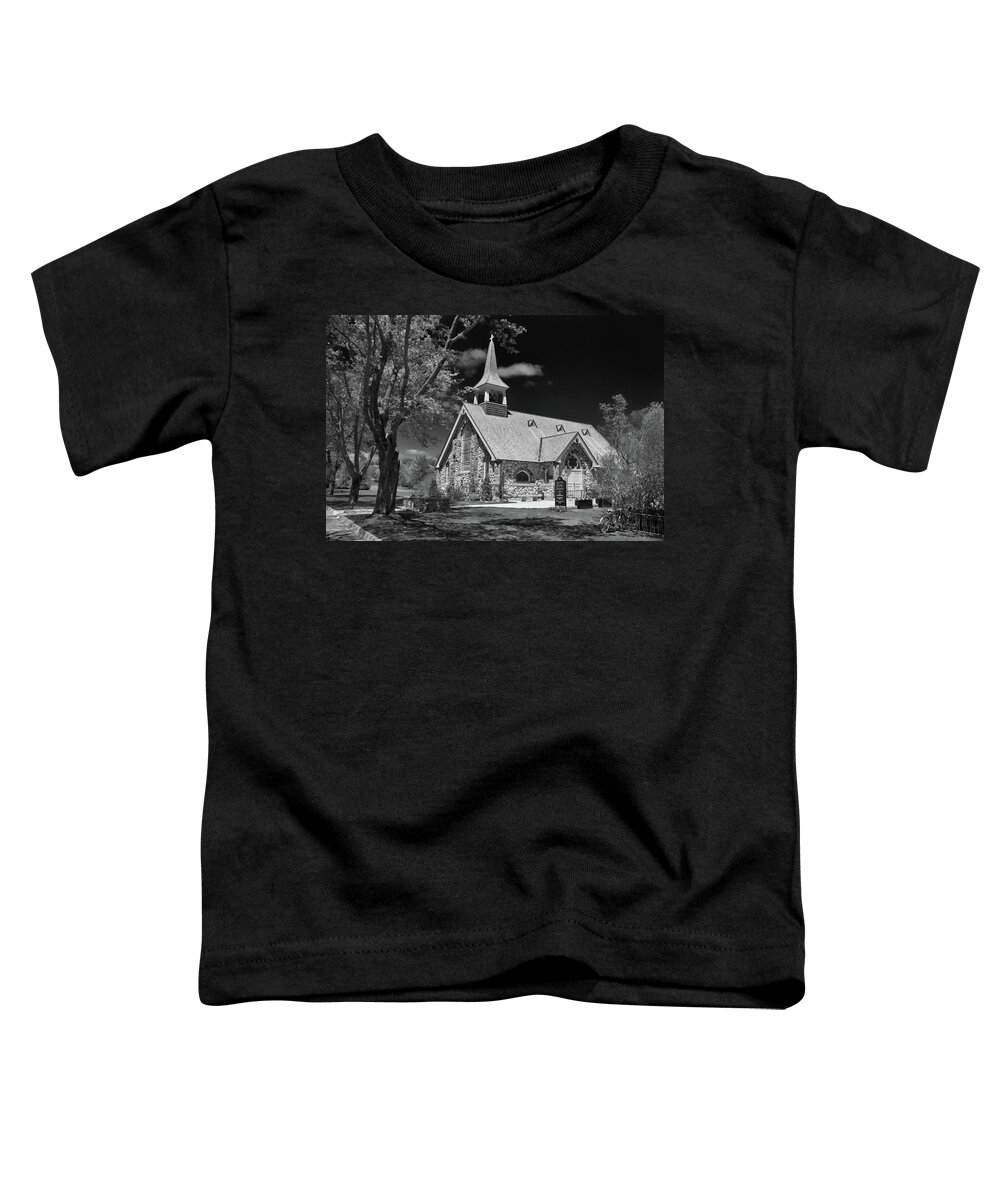 Buildings Toddler T-Shirt featuring the photograph Little Stone Church by Guy Whiteley