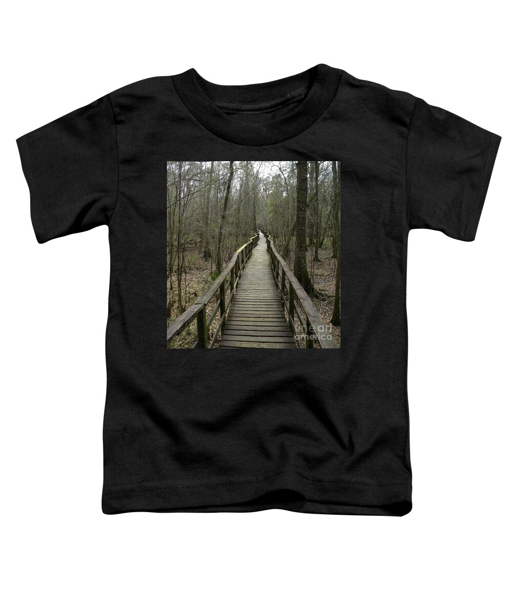 Postcard Toddler T-Shirt featuring the digital art Long And Winding Road by Matthew Seufer